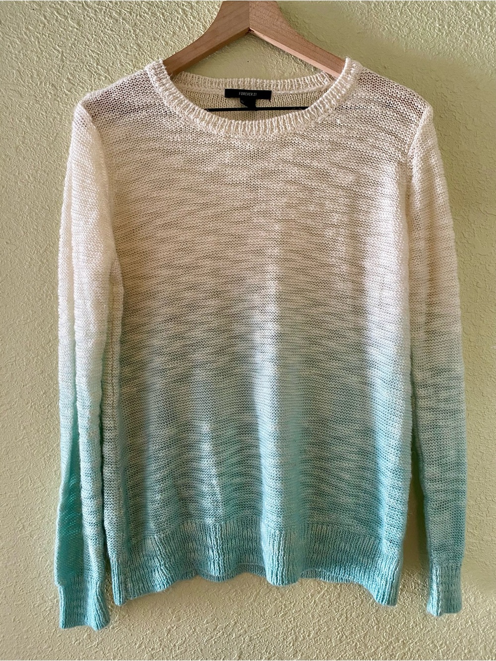 Forever 21 Ombre Crewneck Sweater